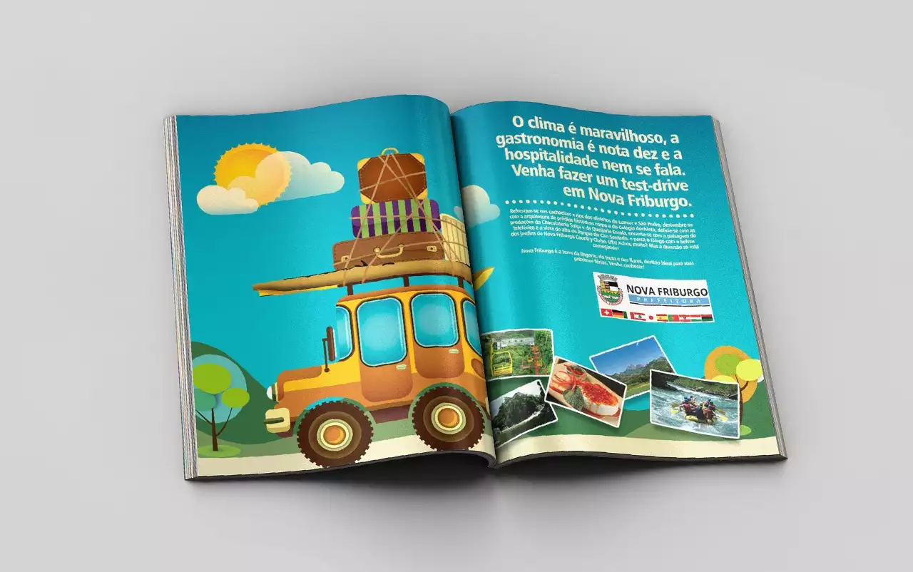 Prefeitura de Nova Friburgo — Anúncio Revista Turismo