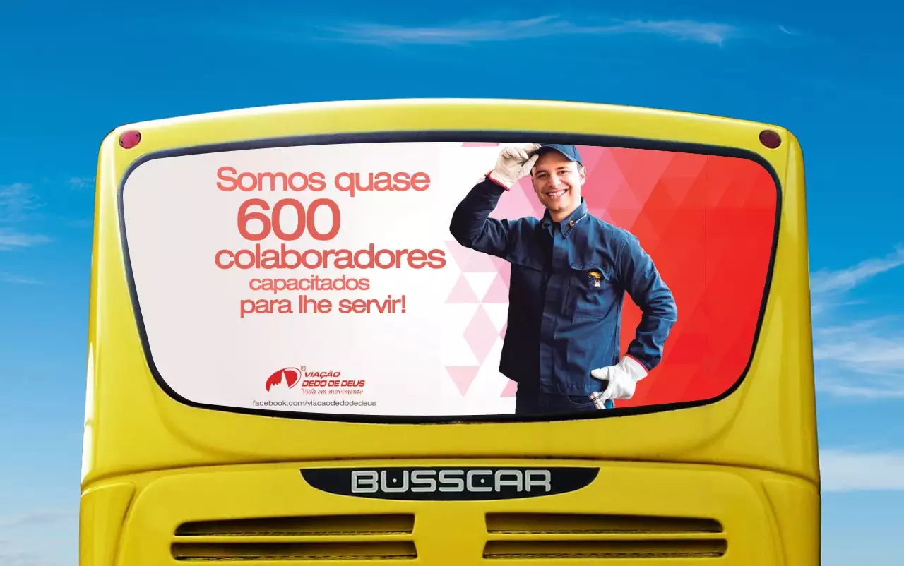Viação Dedo de Deus — Busdoor