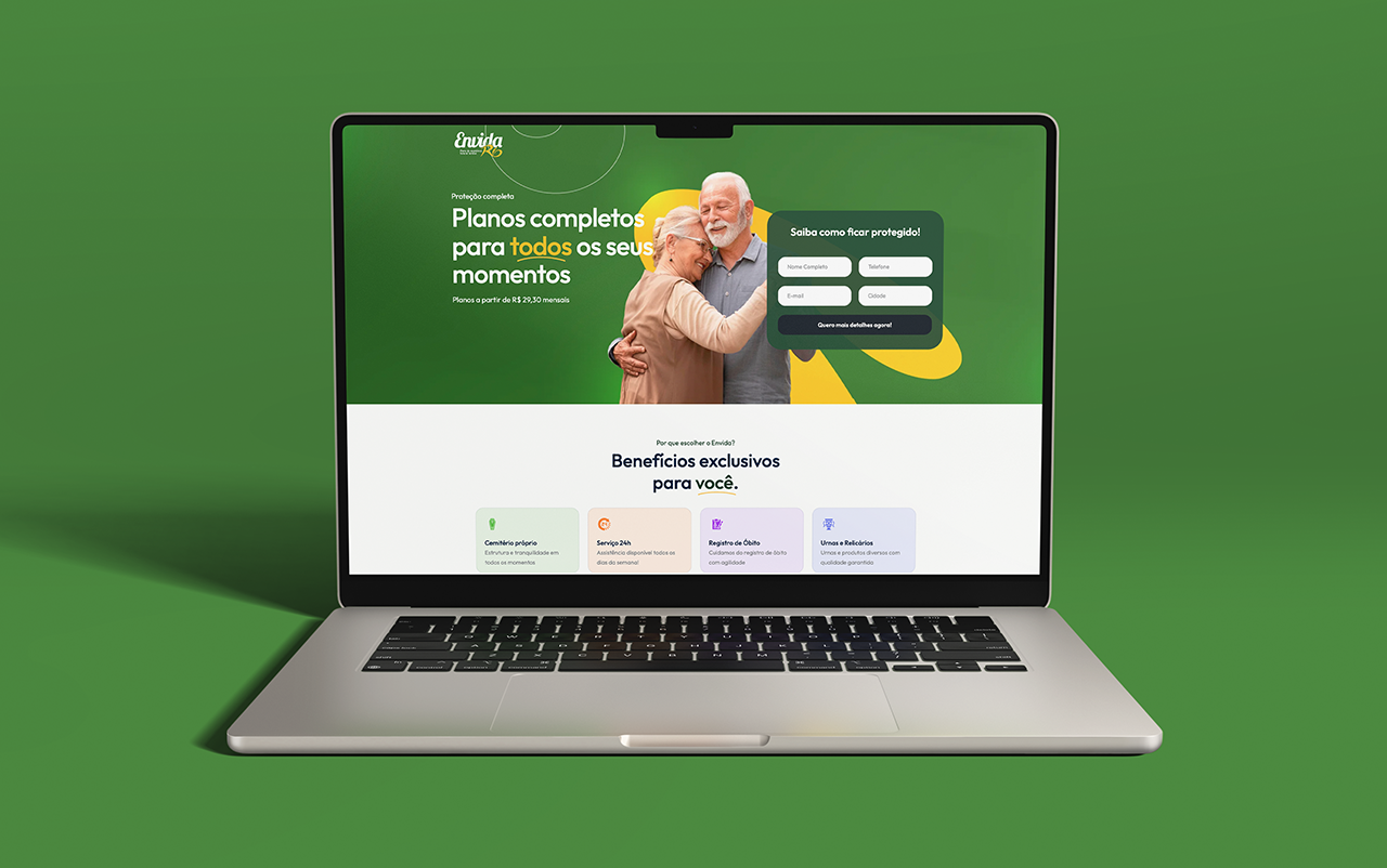Envida Rio — Landing Page