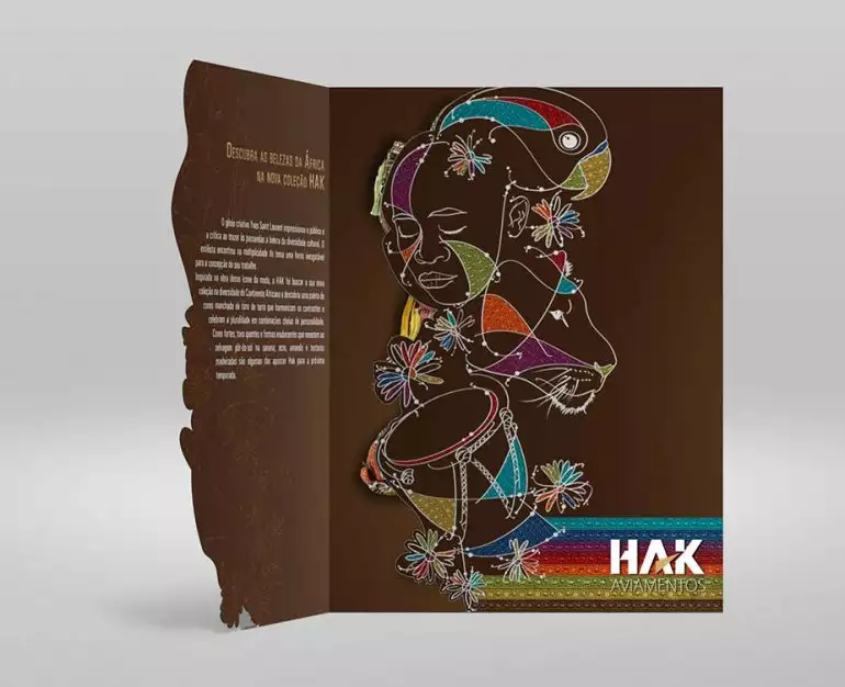 HAK — Folder com Recorte Especial