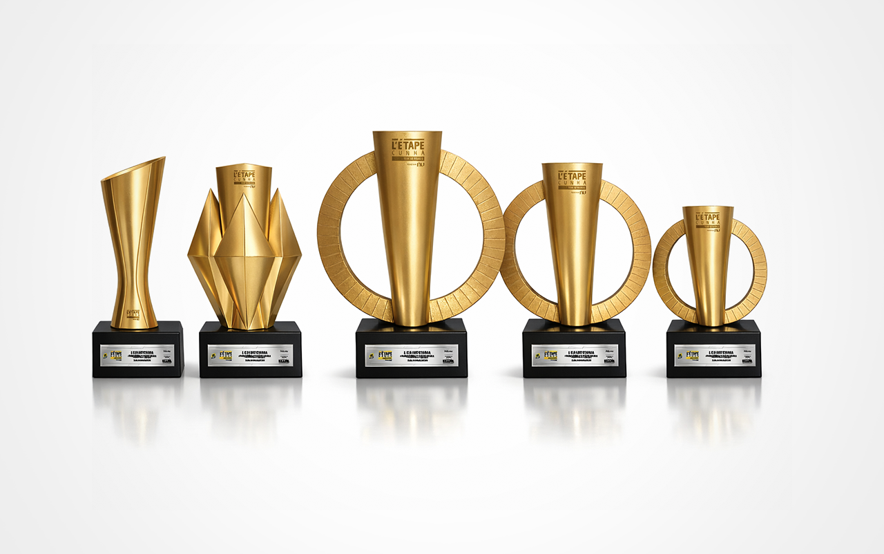 L'Etape — Peças, Brindes e Troféus para Evento