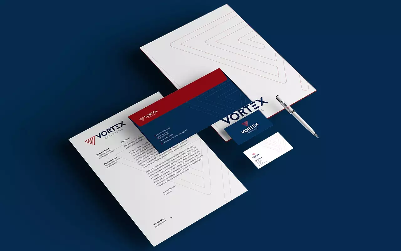 Vortex — Identidade Visual e Papelaria