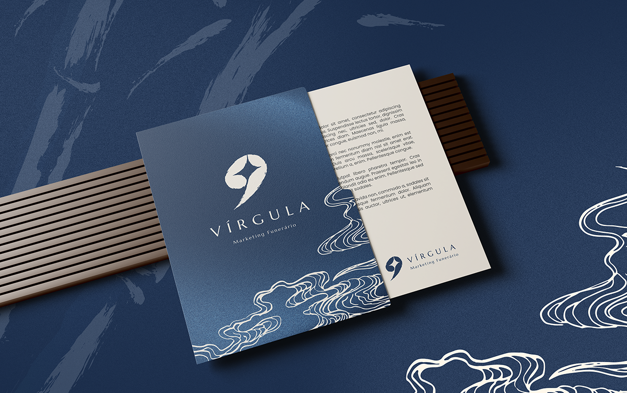 Vírgula — Identidade Visual e Papelaria
