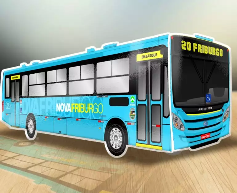 FAOL brinde ônibus miniatura